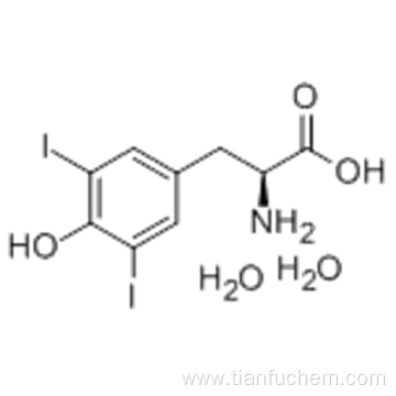 3,5-Diiodo-L-tyrosine dihydrate CAS 300-39-0